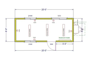 8x20 mobile office trailer floor plans